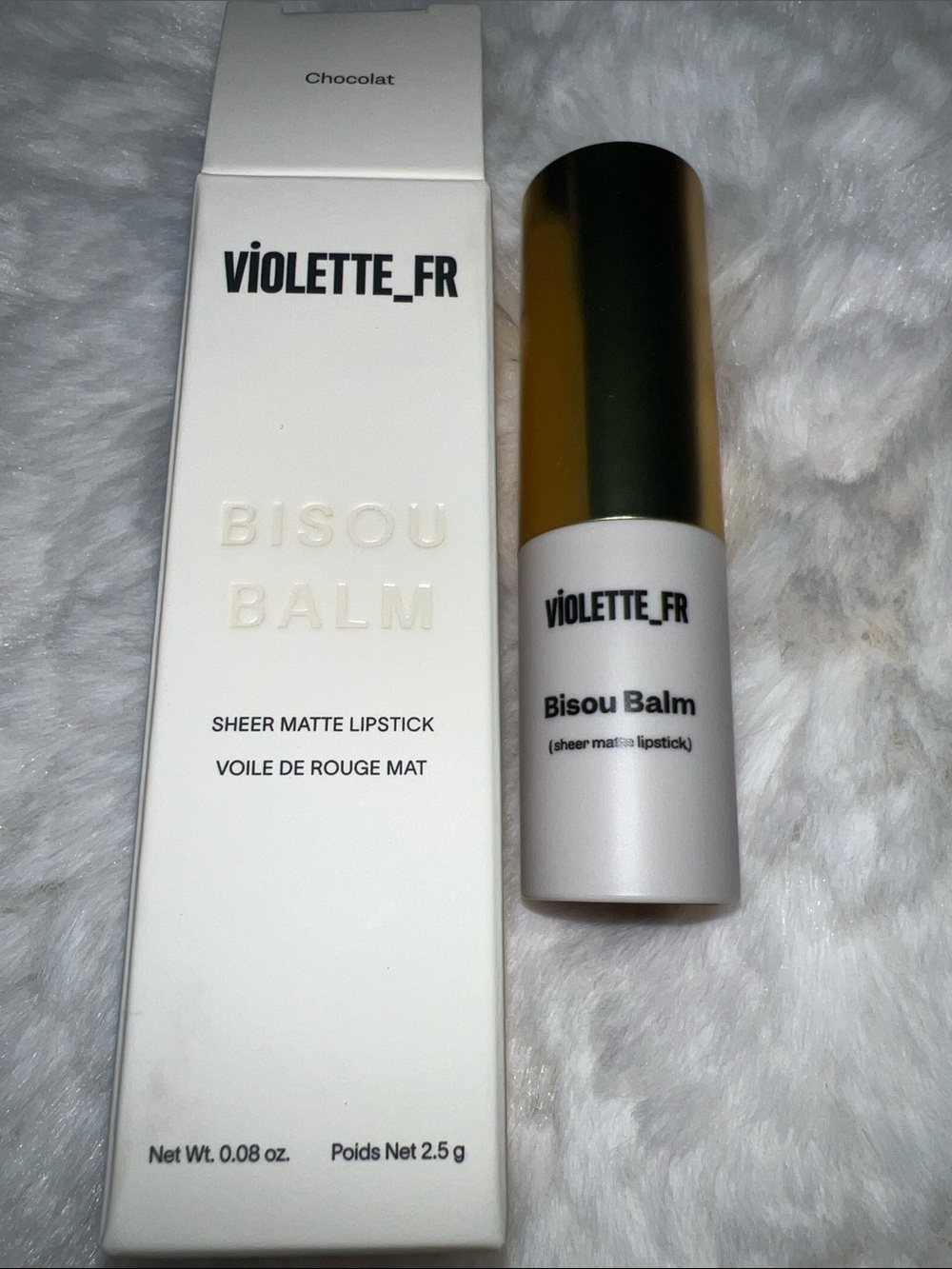 Violette_FR Bisou Balm Sheer Matte Lipstick - Chocolat